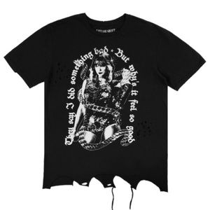 Taylor Swift Distressed Reputation I Did Something Bad Tee